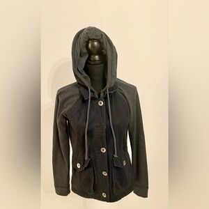 Hollister Denim & Cotton Hoodie Jacket